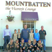 Mountbatten, the Viceroy's Lounge - sponsors of Manuden Juniors